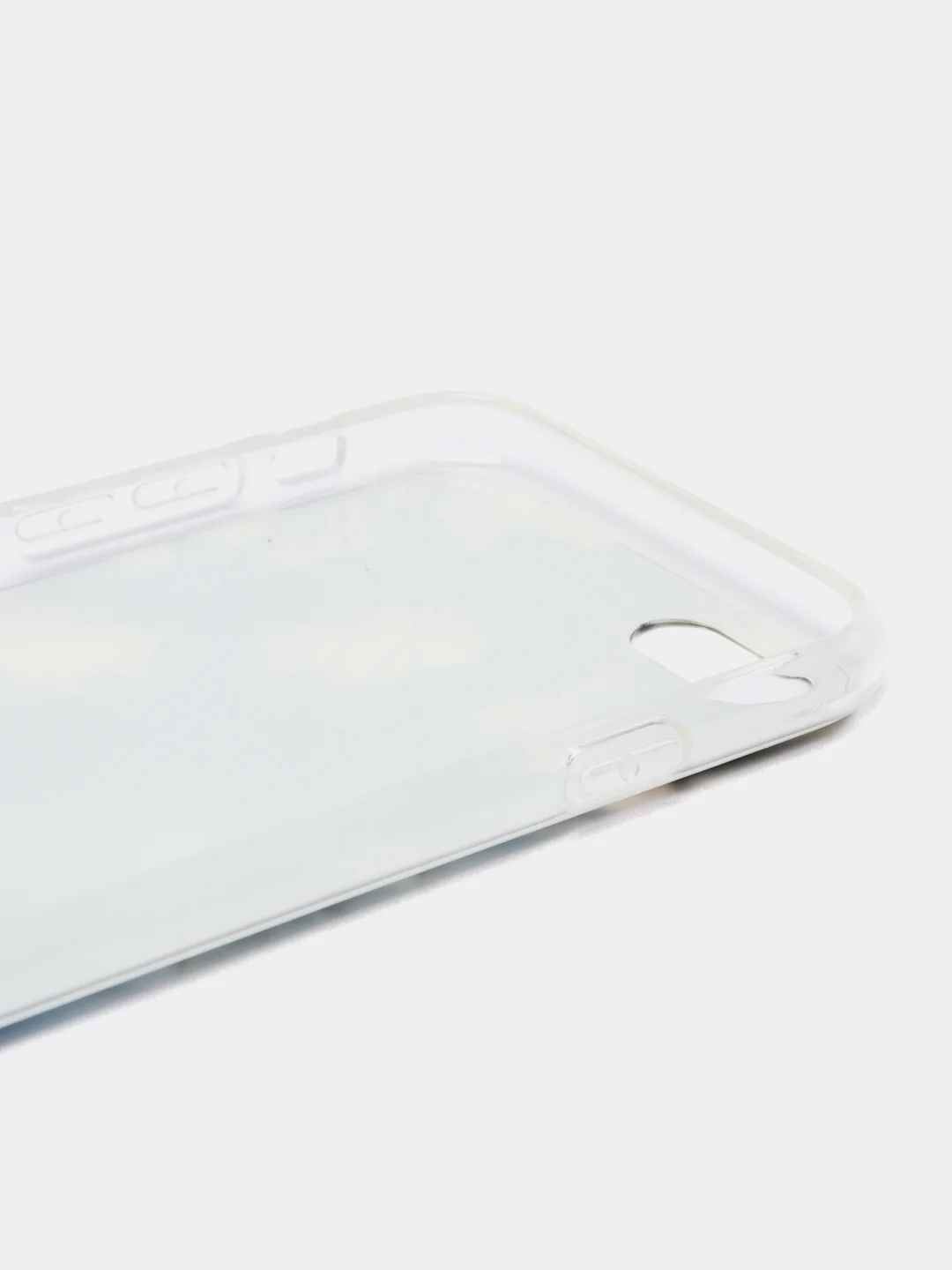 Небесно-голубой чехол с рисунком силиконовый для iPhone 6 6s 7 8 X XR XS 11 12 13 pro, Айфон
