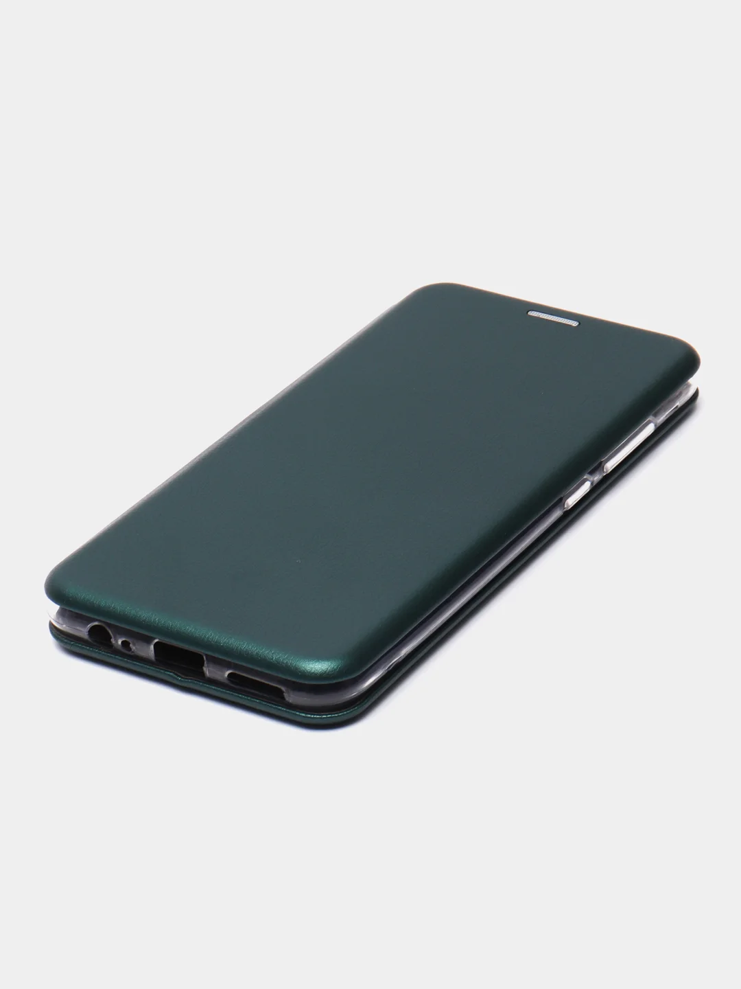 Тёмно-зелёный чехол книжка для Xiaomi Redmi Note 9 c функцией подставки