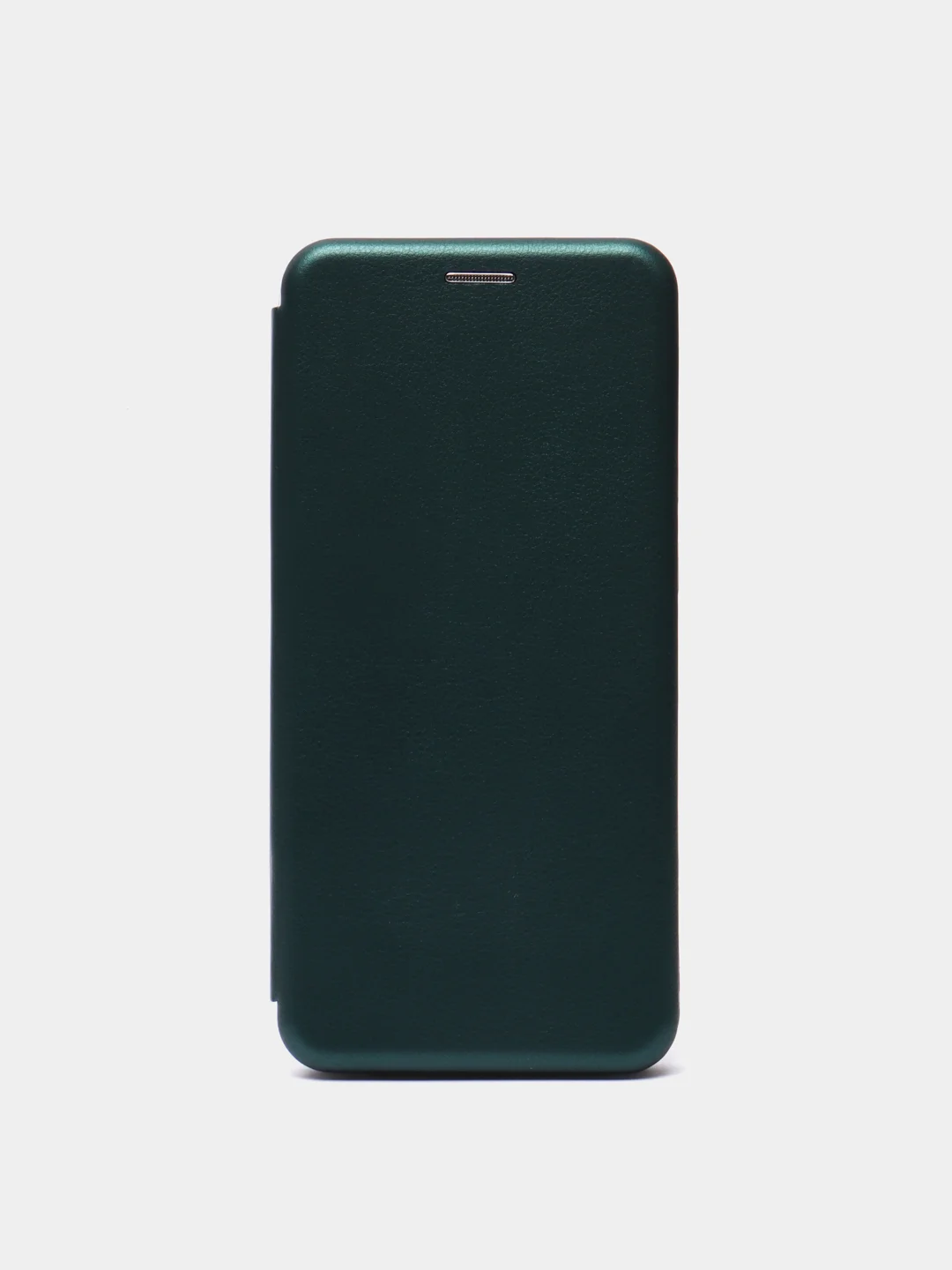 Тёмно-зелёный чехол книжка для Xiaomi Redmi Note 9 c функцией подставки