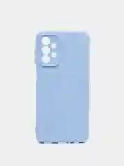Голубой чехол Samsung Galaxy A23, Самсунг Галакси А23 силиконовый, цветной с мягким подкладом
