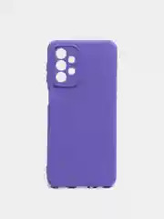 Фиолетовый чехол Samsung Galaxy A23, Самсунг Галакси А23 силиконовый, цветной с мягким подкладом