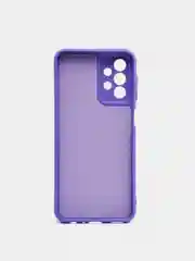 Фиолетовый чехол Samsung Galaxy A23, Самсунг Галакси А23 силиконовый, цветной с мягким подкладом