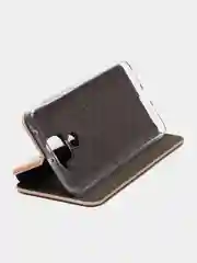 Багровый чехол книжка для Xiaomi Redmi Note 9 c функцией подставки