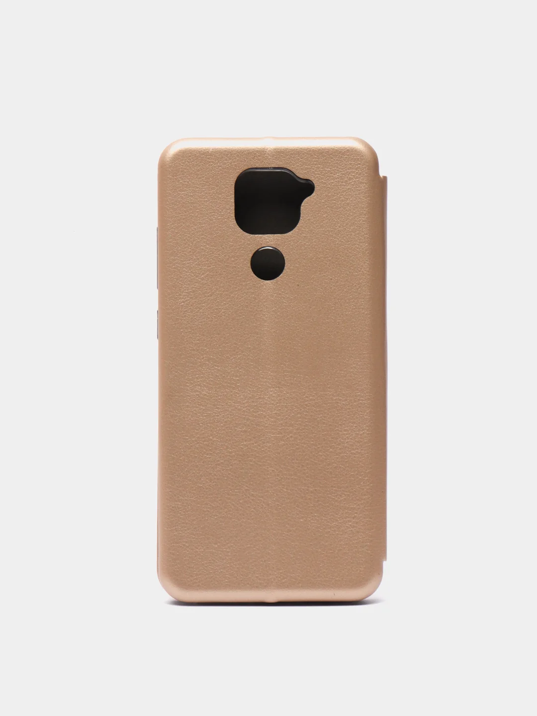 Багровый чехол книжка для Xiaomi Redmi Note 9 c функцией подставки
