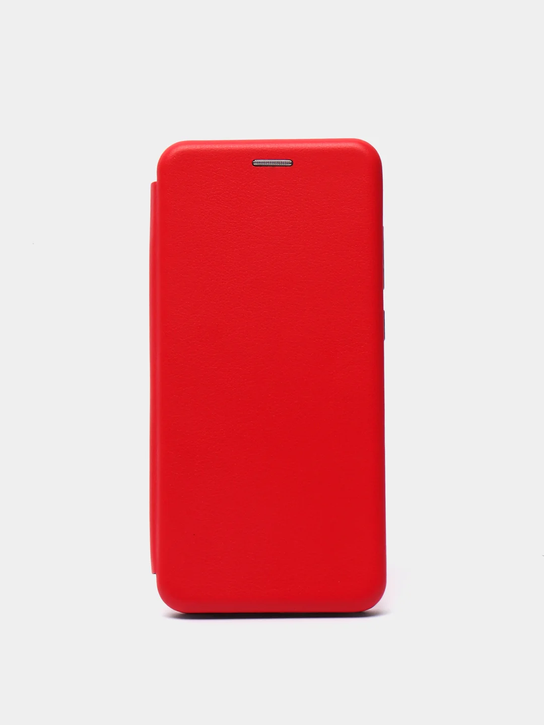 Красный чехол книжка для Xiaomi Redmi Note 9 c функцией подставки