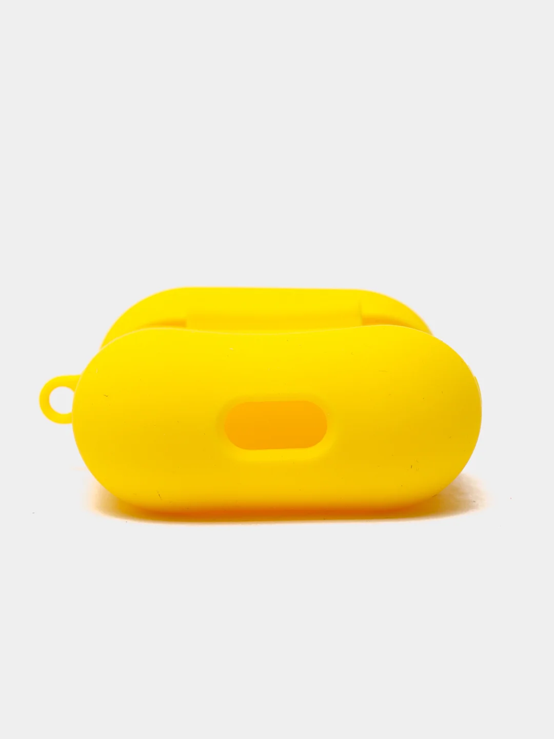 Желтый силиконовый чехол для беспроводных наушников AirPods 1, AirPods 2