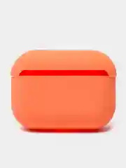 Оранжевый силиконовый защитный чехол для Apple Airpods Pro
