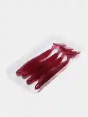 Алый силиконовые приманки, виброхвост, 11 см, 4 штуки в упаковке
