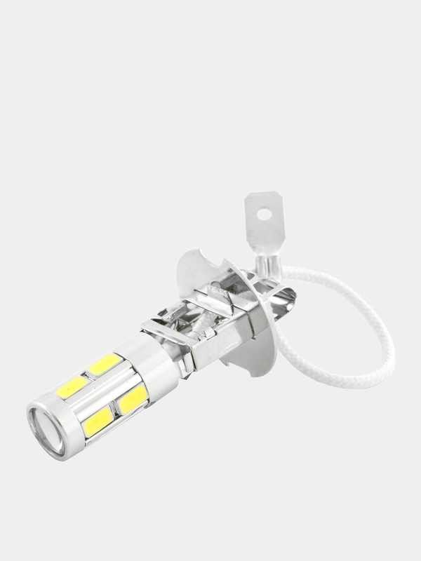 Автолампа диод H3 12V 9 SMD диодов 1-конт Белая SKYWAY S08201012