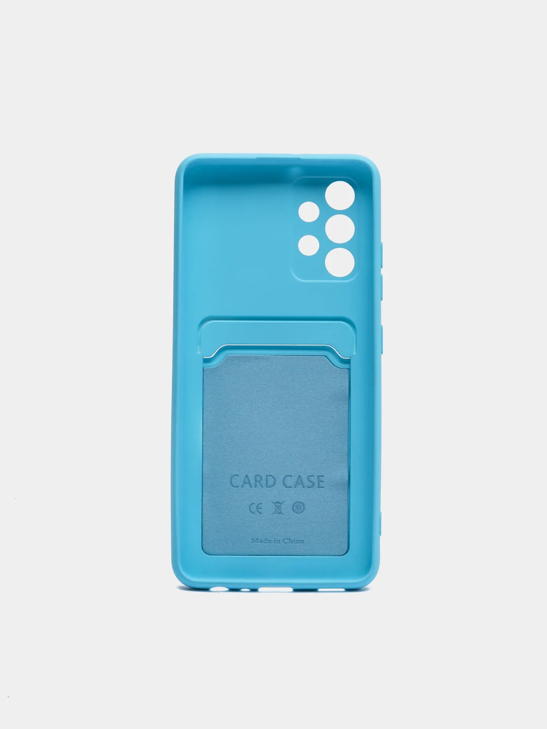 Голубой wallet Чехол карман для карт Samsung A50 A30S, A31, A51 A71 A02 M02, A32, A52, A72, S20 FE