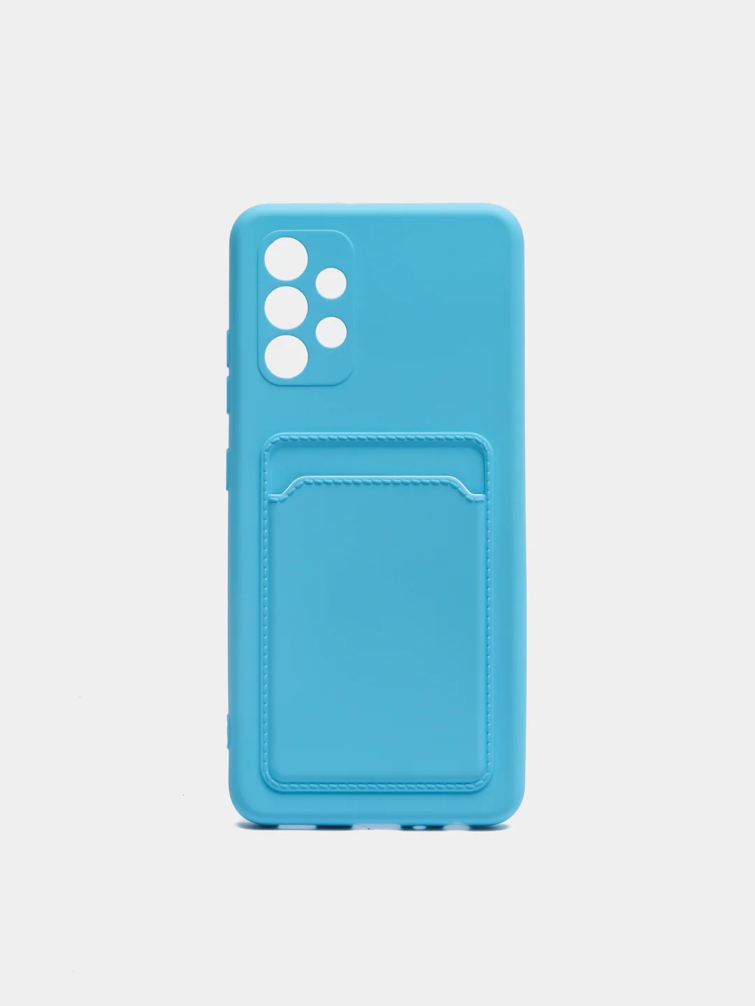 Голубой wallet Чехол карман для карт Samsung A50 A30S, A31, A51 A71 A02 M02, A32, A52, A72, S20 FE