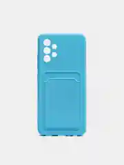 Голубой wallet Чехол карман для карт Samsung A50 A30S, A31, A51 A71 A02 M02, A32, A52, A72, S20 FE