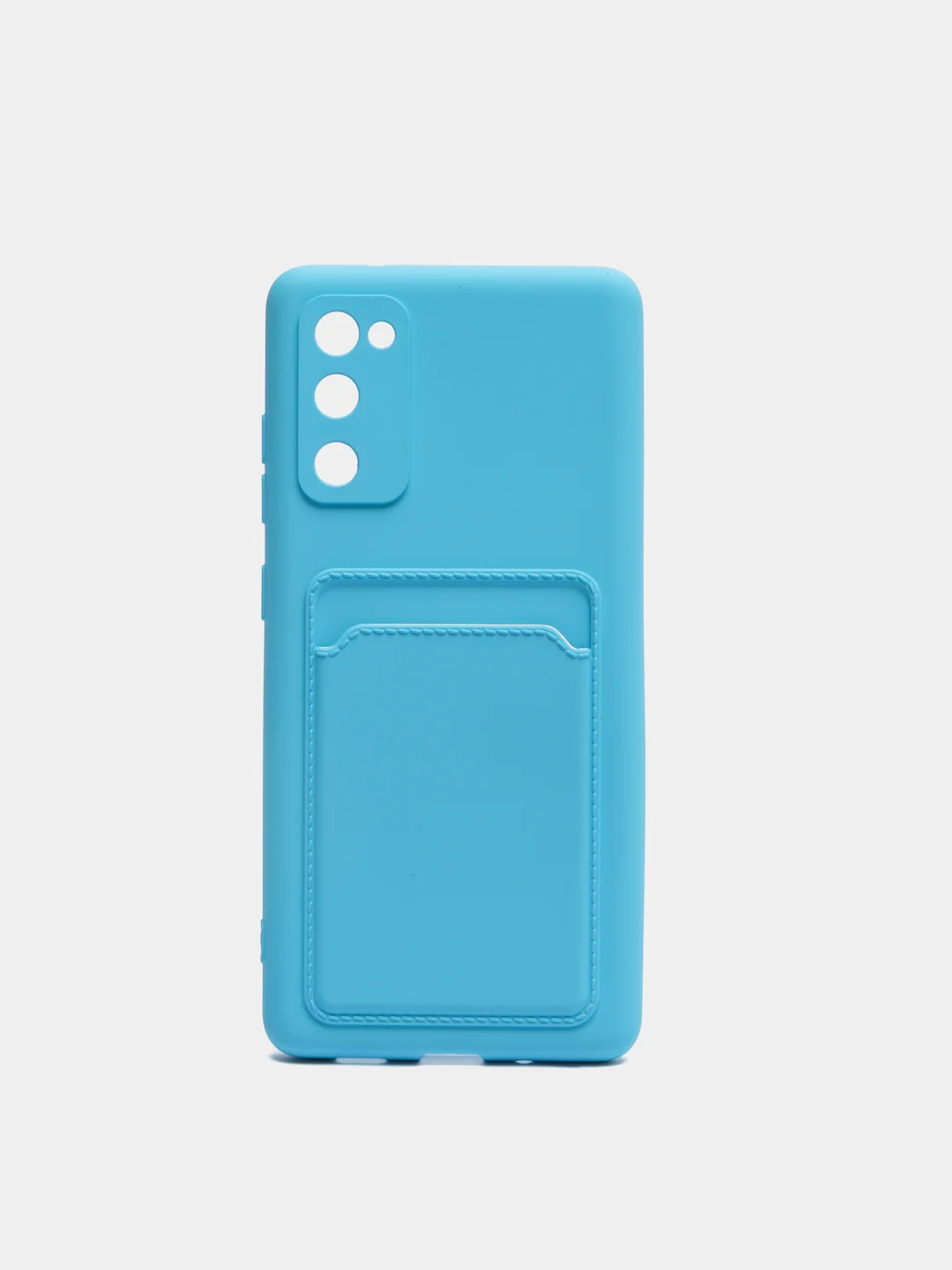 Голубой wallet Чехол карман для карт Samsung A50 A30S, A31, A51 A71 A02 M02, A32, A52, A72, S20 FE