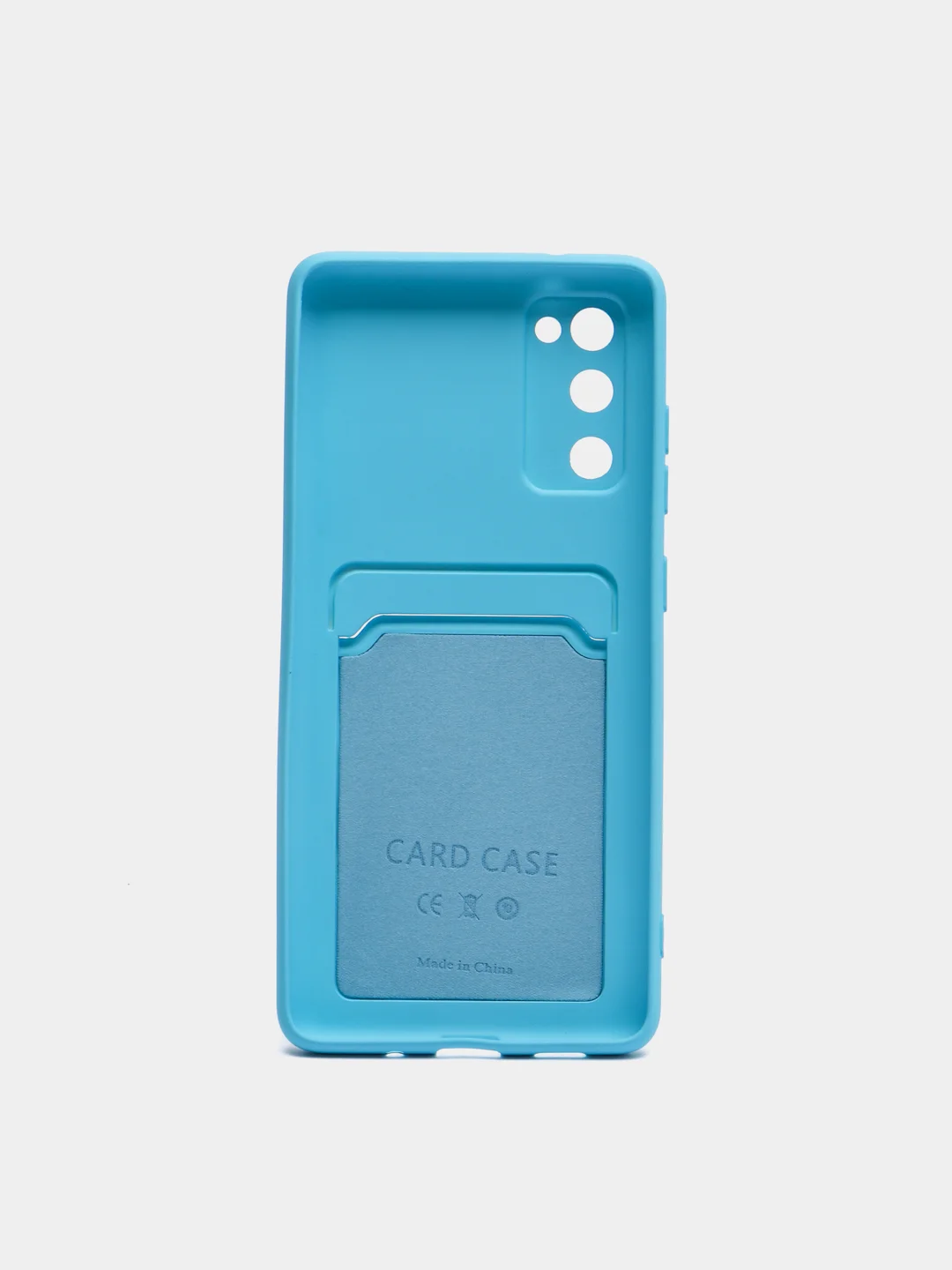 Голубой wallet Чехол карман для карт Samsung A50 A30S, A31, A51 A71 A02 M02, A32, A52, A72, S20 FE