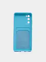 Голубой wallet Чехол карман для карт Samsung A50 A30S, A31, A51 A71 A02 M02, A32, A52, A72, S20 FE