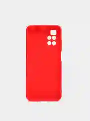 Красный чехол для Redmi 10, силиконовый, с поверхностью soft touch