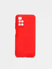 Красный чехол для Redmi 10, силиконовый, с поверхностью soft touch