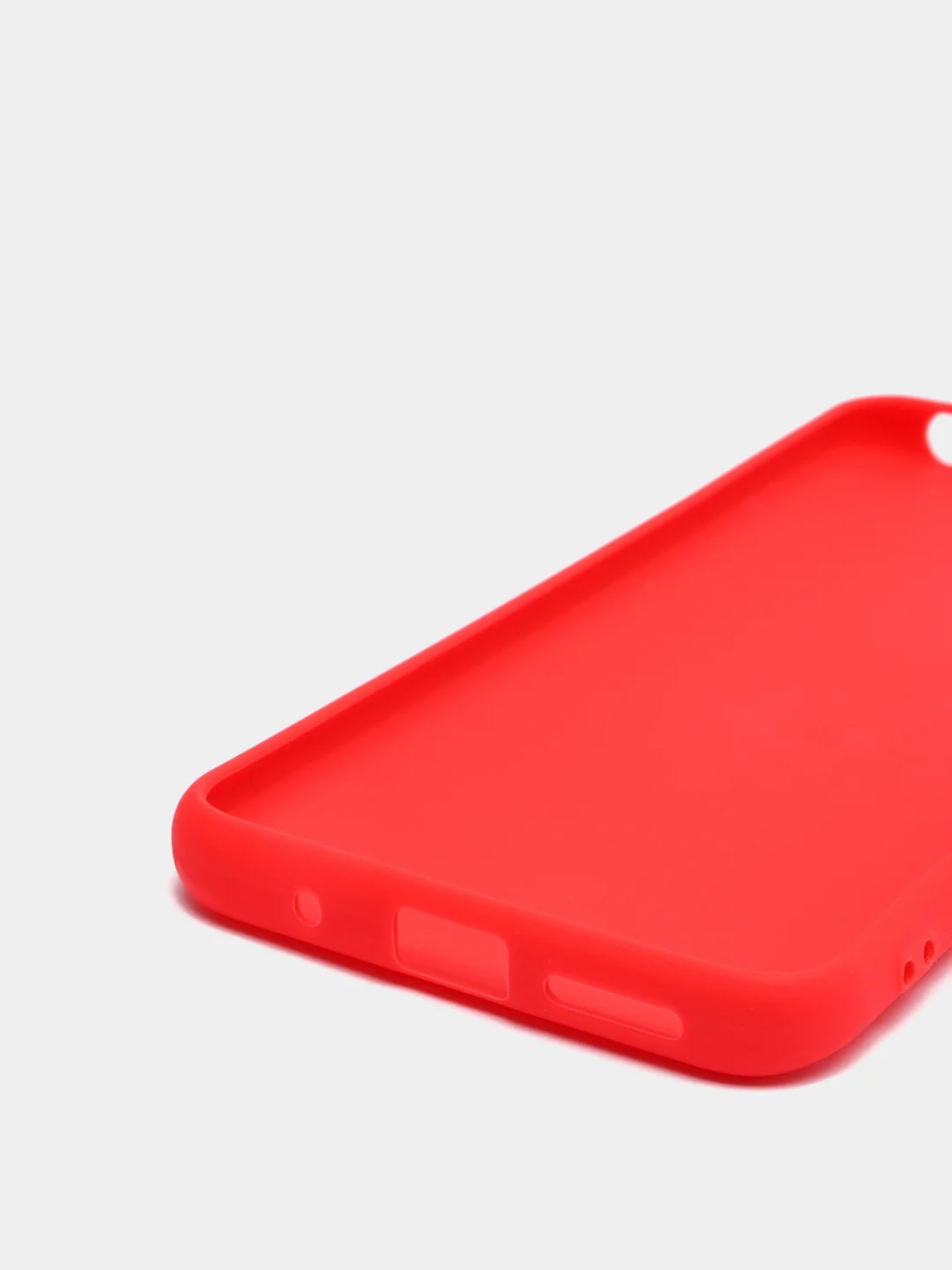 Красный чехол для Redmi 10, силиконовый, с поверхностью soft touch