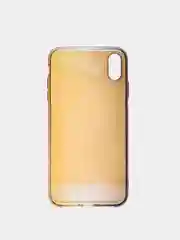 Синий чехол iPhone XR, Xs Max силиконовый прозрачный с градиентом