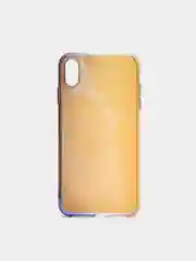 Синий чехол iPhone XR, Xs Max силиконовый прозрачный с градиентом