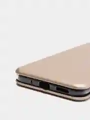 Золотой чехол книжка Xiaomi Redmi 9A с функцией подставки