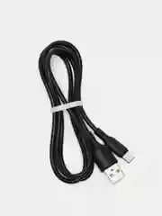Черный зарядка / Кабель зарядный LENYES LC938 (Micro-USB/Type-C/Lightning) для Android и iPhone