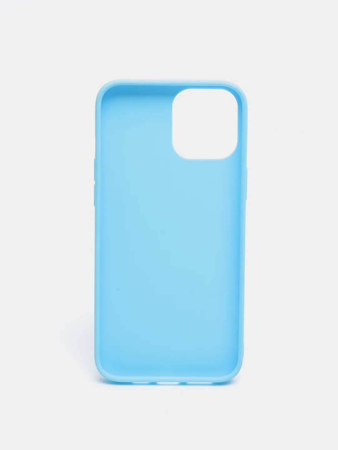 Голубой чехол iPhone 7/8 SE(2020), 7+/8+, XR, 11, 12 mini, 12/12 pro, 12 pro max, силиконовый