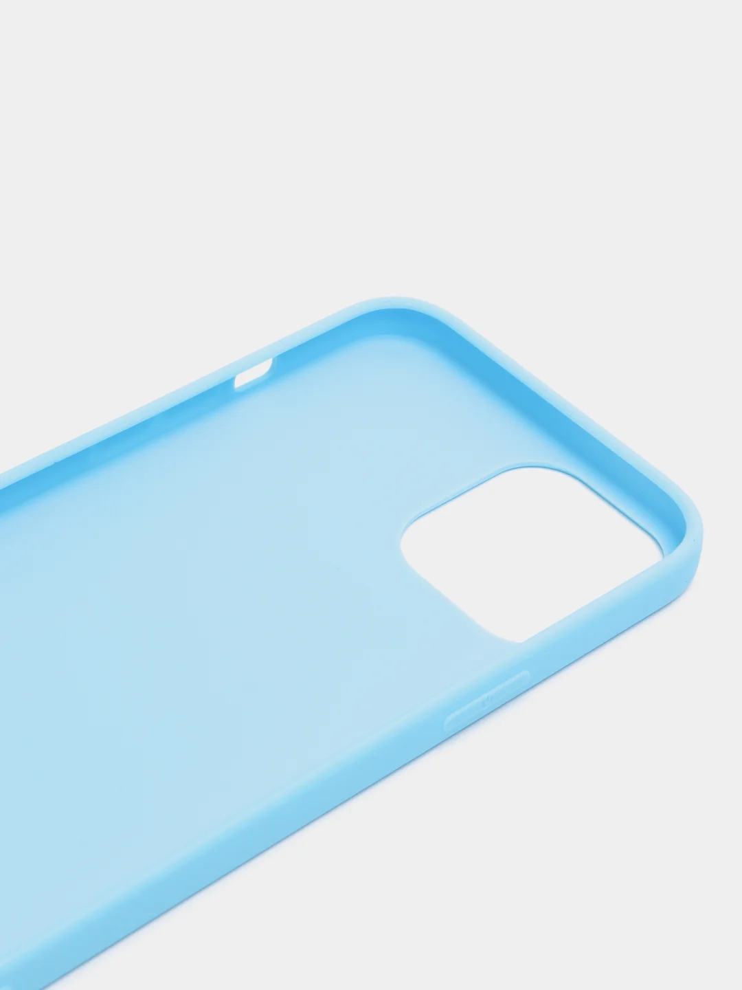 Голубой чехол iPhone 7/8 SE(2020), 7+/8+, XR, 11, 12 mini, 12/12 pro, 12 pro max, силиконовый