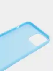 Голубой чехол iPhone 7/8 SE(2020), 7+/8+, XR, 11, 12 mini, 12/12 pro, 12 pro max, силиконовый