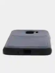 Синий чехол из эко кожи с карманом на Samsung J2 Core J2 Pro J6 J4 Core J4 Plus J4 J6 Plus J8