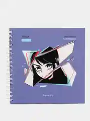 Скетчбук MESHU "Kawaii", на гребне, 60 листов, 15*15 см