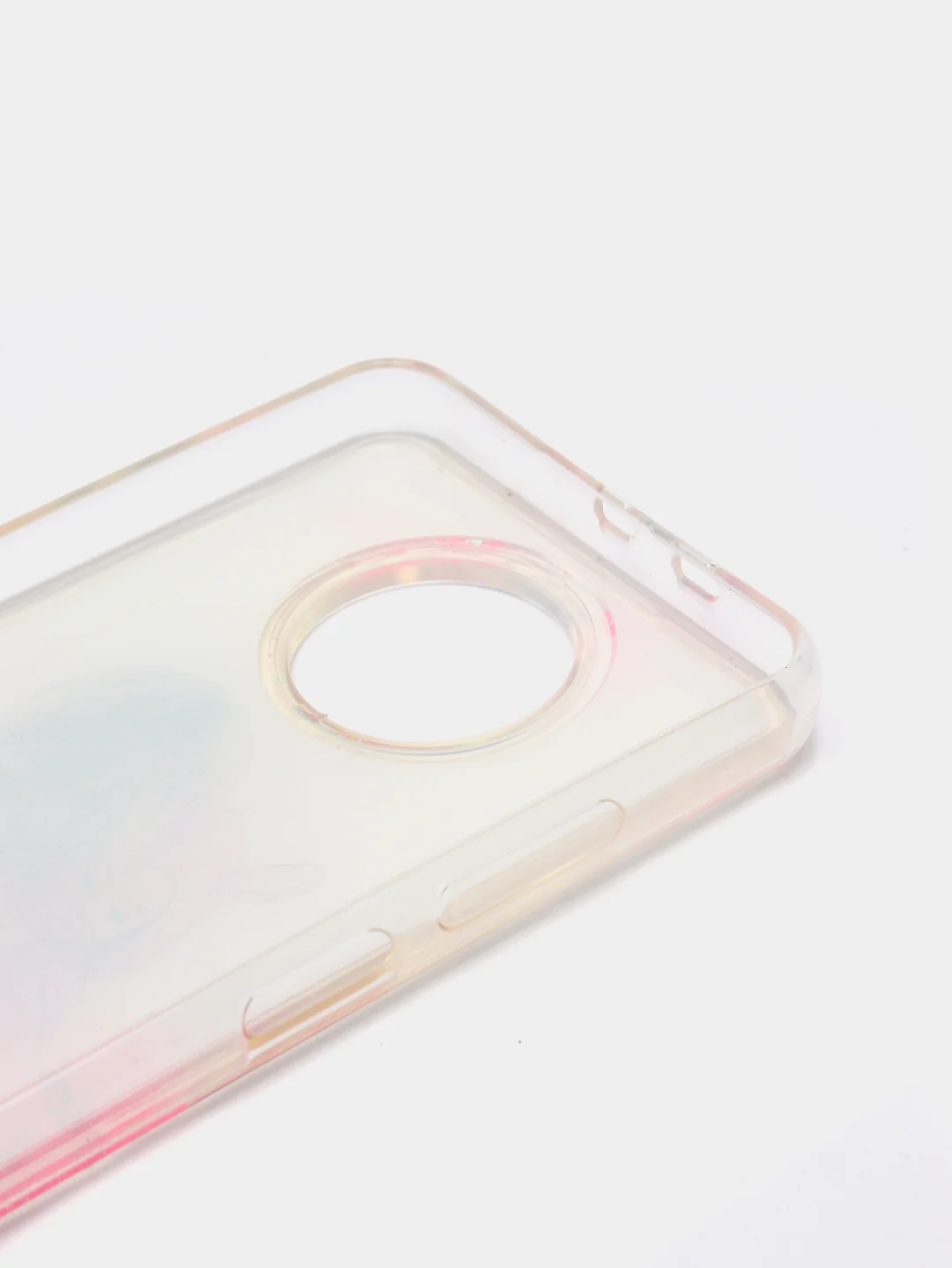 Бордовый чехол на Xiaomi Redmi Note 9T, переливашка