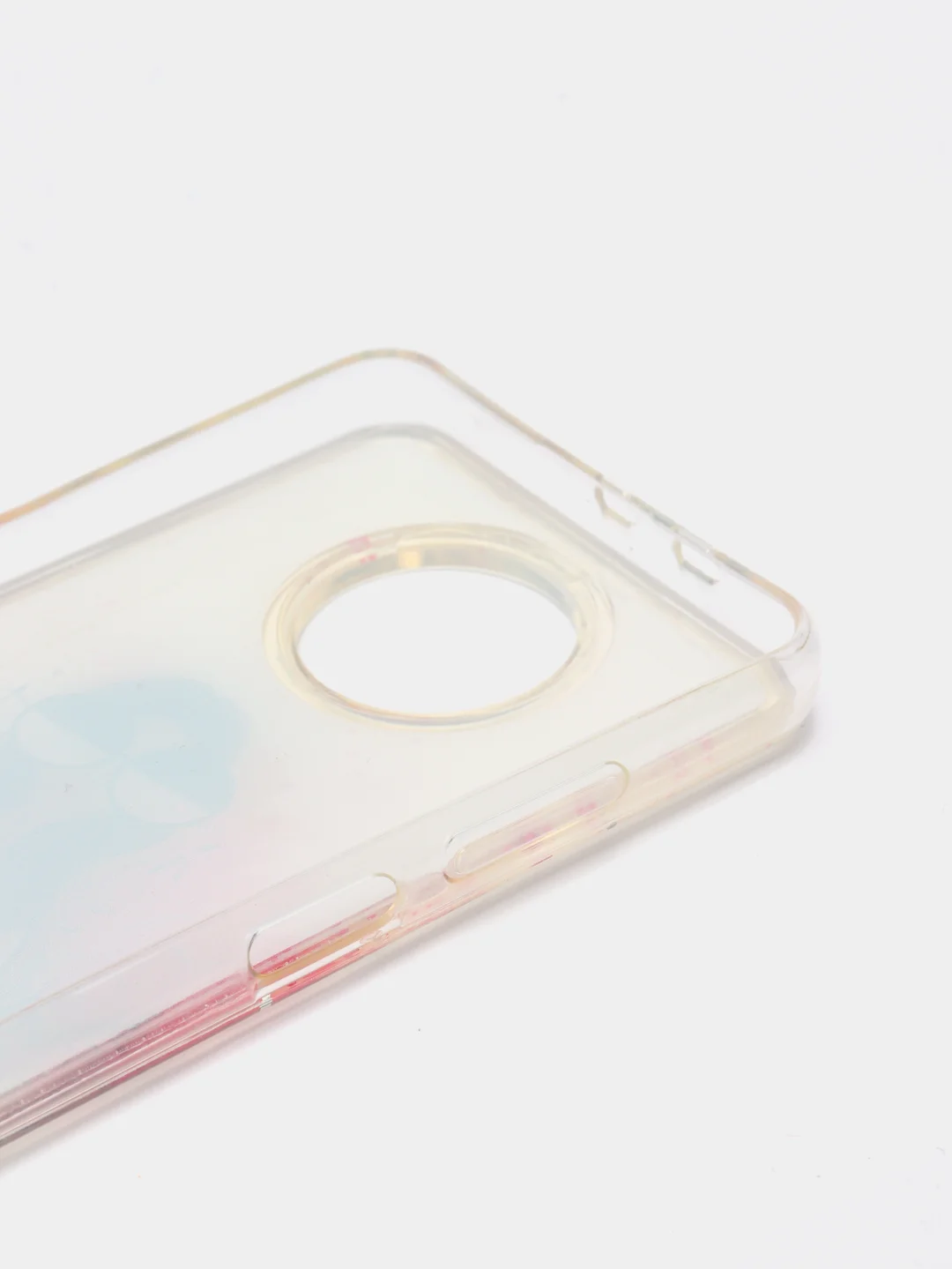 Белый чехол на Xiaomi Redmi Note 9T, переливашка