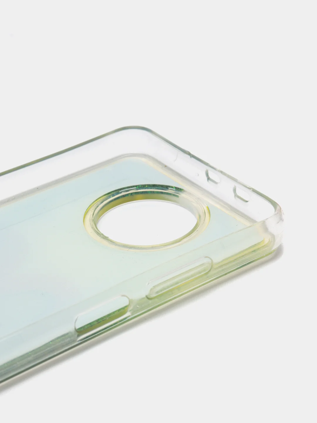 Бежевый чехол на Xiaomi Redmi Note 9T, переливашка