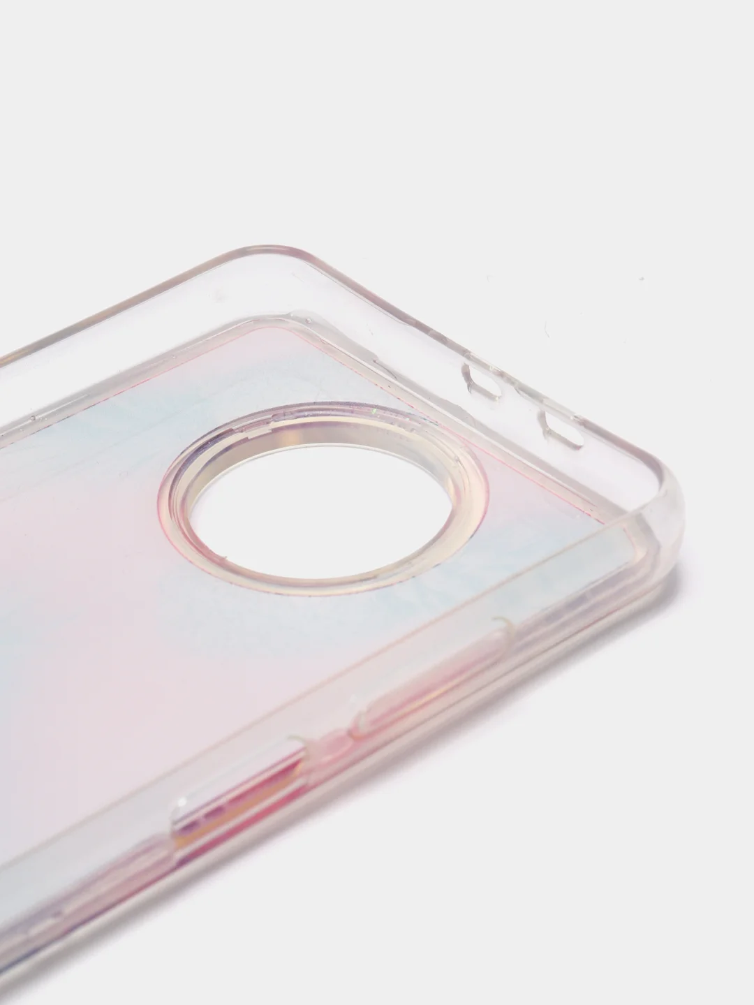 Голубой чехол на Xiaomi Redmi Note 9T, переливашка