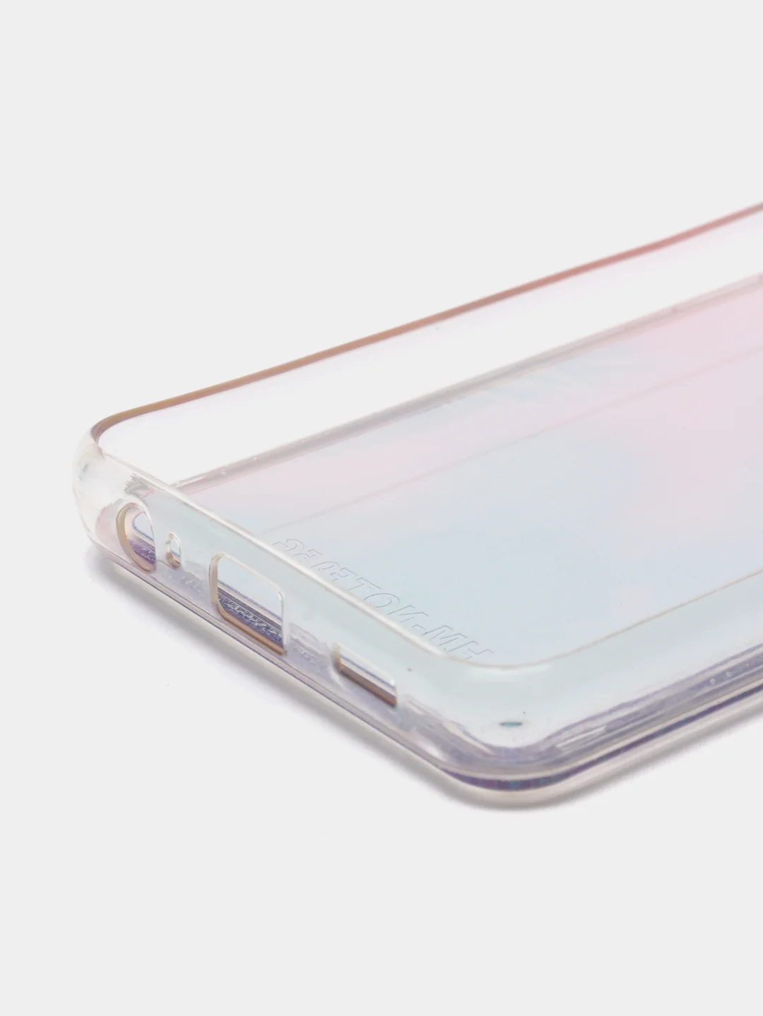 Голубой чехол на Xiaomi Redmi Note 9T, переливашка