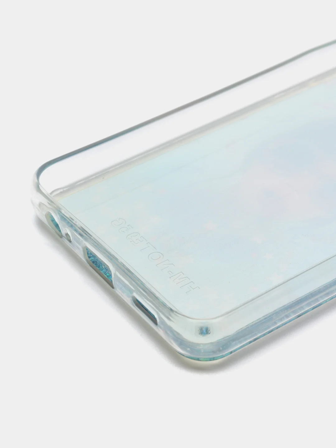 Алый чехол на Xiaomi Redmi Note 9T, переливашка
