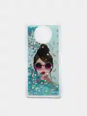 Алый чехол на Xiaomi Redmi Note 9T, переливашка