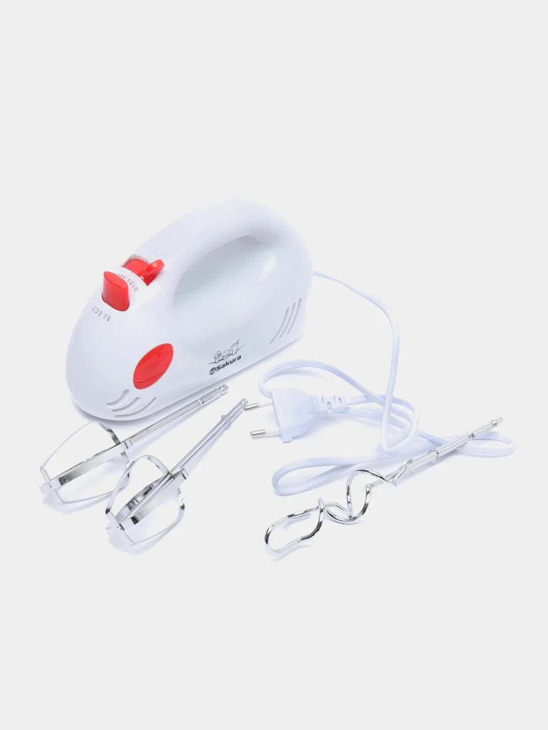 Белый миксер Sakura SA-6307R, 150 Вт