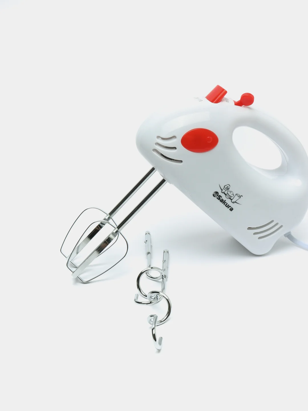 Белый миксер Sakura SA-6307R, 150 Вт