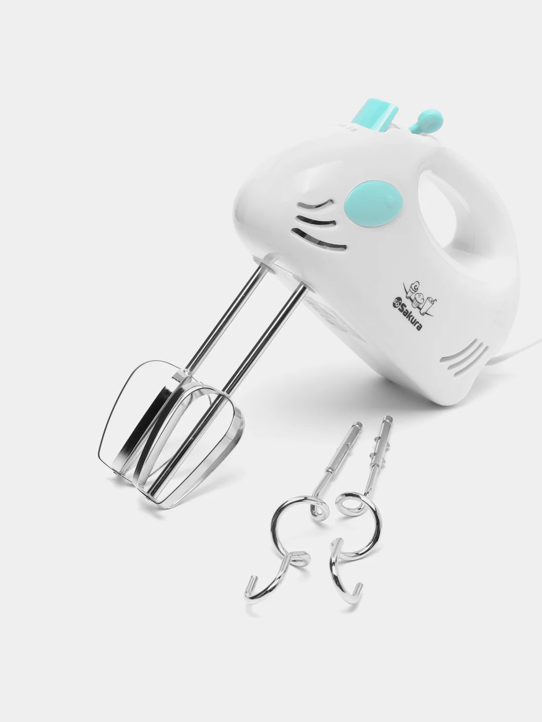 Белый миксер Sakura SA-6307BL, 150 Вт