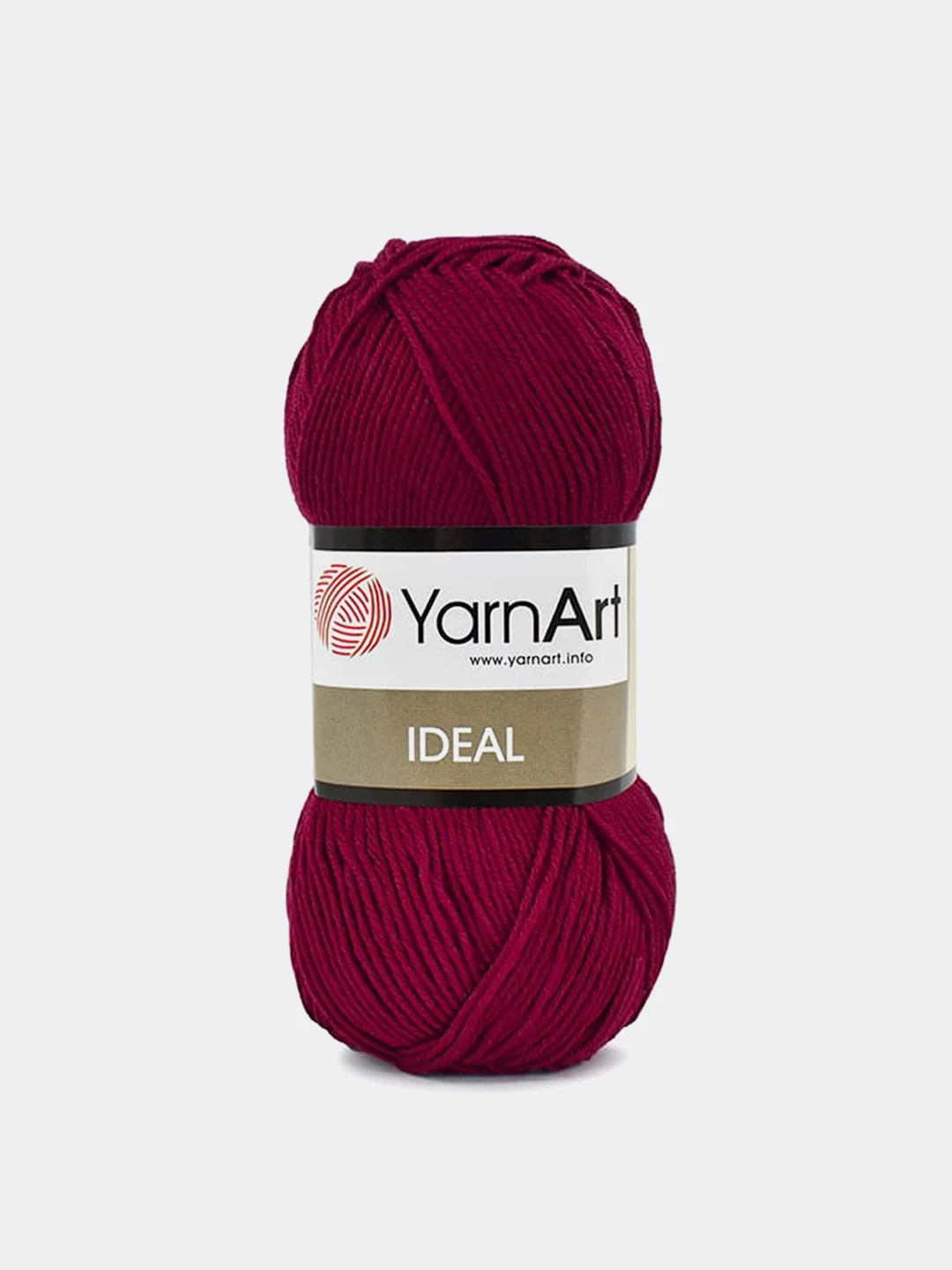 Бордовый пряжа YarnArt Ideal 100% Хлопок 50г 170м