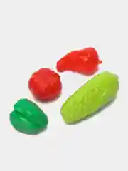 Набор продуктов №11, овощи и фрукты, 10 элементов, от фабрики Полесье