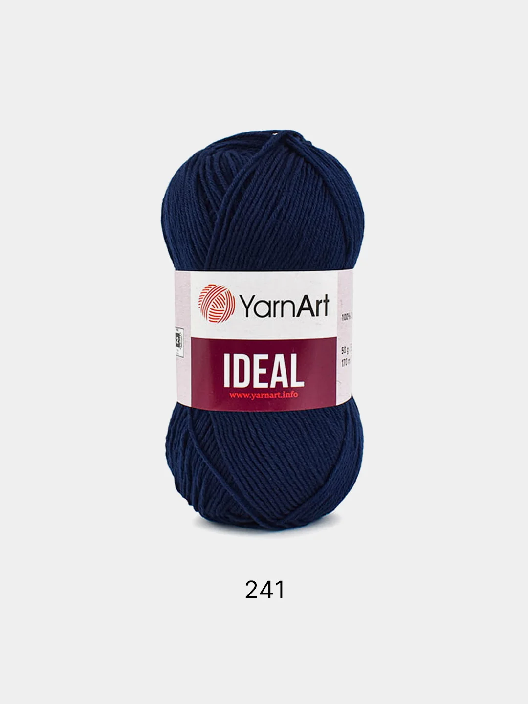 Темно-синий пряжа YarnArt Ideal 100% Хлопок 50г 170м