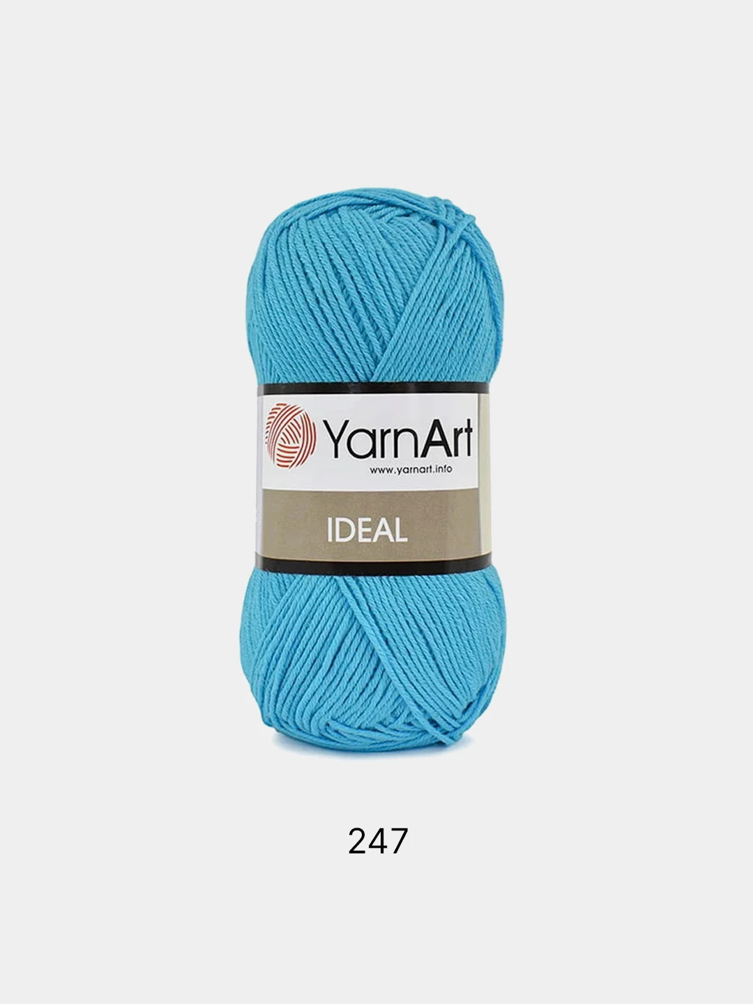 Бирюзовый пряжа YarnArt Ideal 100% Хлопок 50г 170м