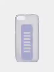 Лавандовый противоударный чехол с ремешком держателем для iPhone 7, 8, SE 2020