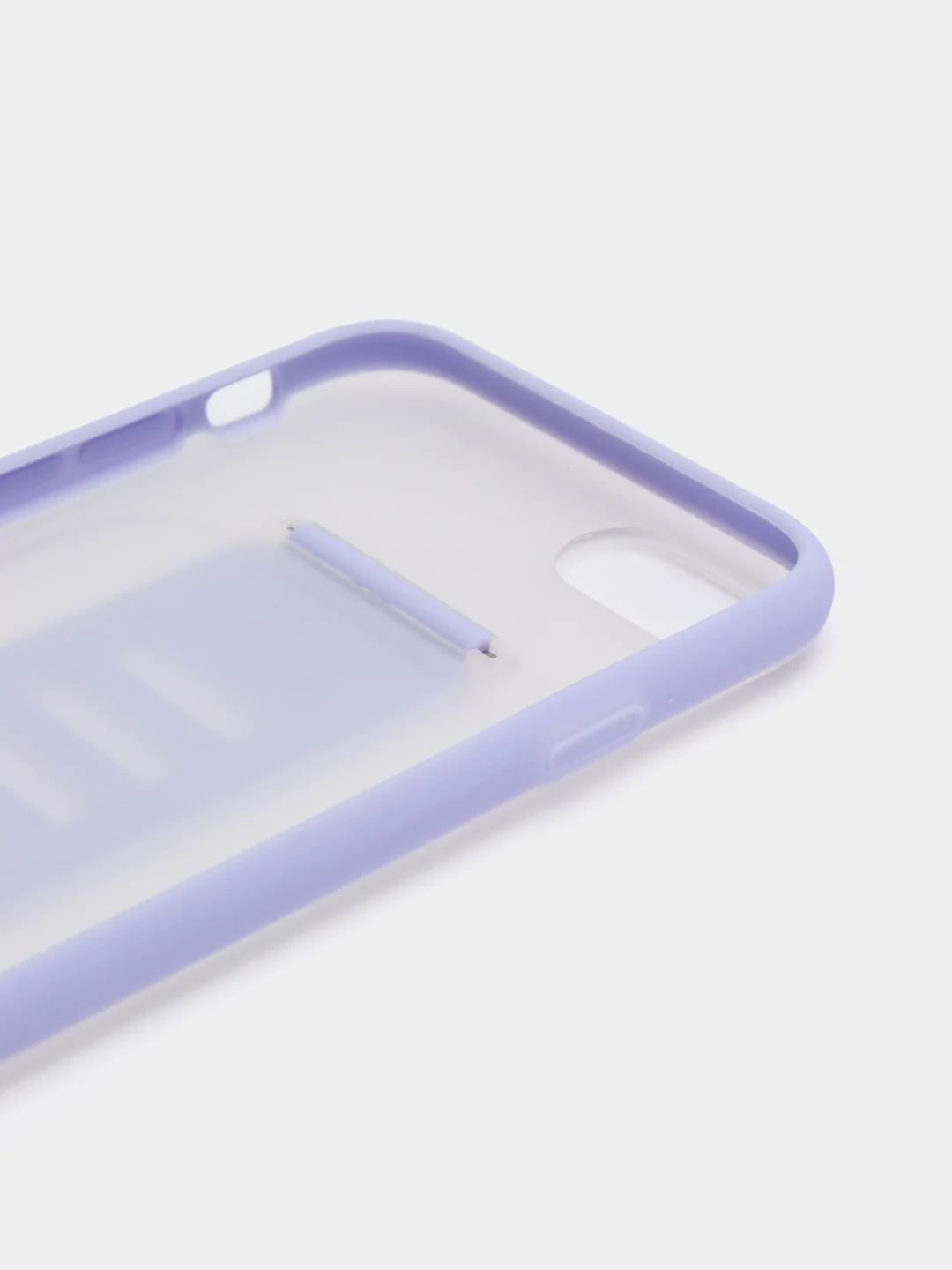Лавандовый противоударный чехол с ремешком держателем для iPhone 7, 8, SE 2020