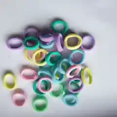 Конфетный набор бесшовных резинок, 2 см, 100 штук