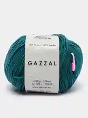 Морской пряжа Gazzal Jeans 58% Хлопок 42% Акрил 50г 170м  Газал Джинс