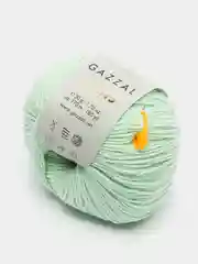 Зелёный хаки пряжа Gazzal Jeans 58% Хлопок 42% Акрил 50г 170м  Газал Джинс